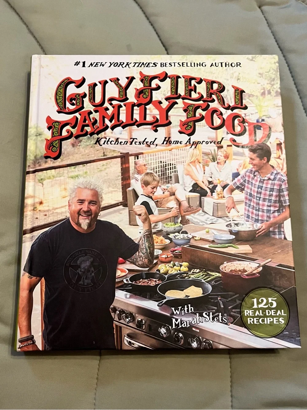 Family Food Cookbook by Guy Fieri NWT